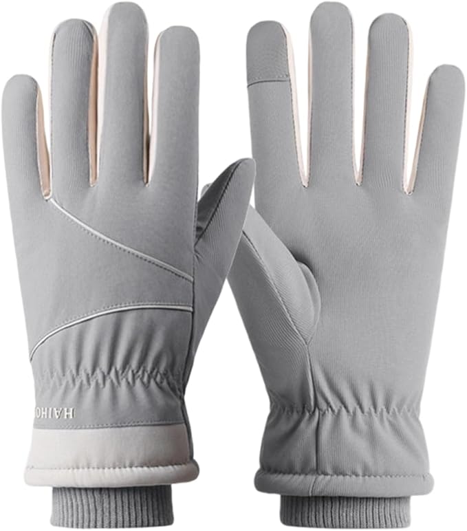 Eohak Winter Women Ski Gloves Windproof Snowboard Glove Touchscreen Glove for Skiing Running and Cycling