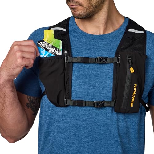 Nathan Running Hydration Vest – Lightweight Running Vest for Men & Women – Adjustable Backpack for Marathons – Reflective ...