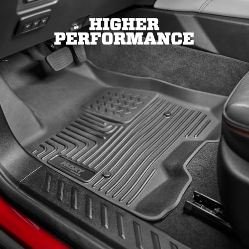 Husky Liners Weatherbeater Floor Mats | Fits 2013 - 2024 Toyota 4Runner; 2014 - 2024 Lexus GX460 | Front & 2nd Row, 3-pc B...