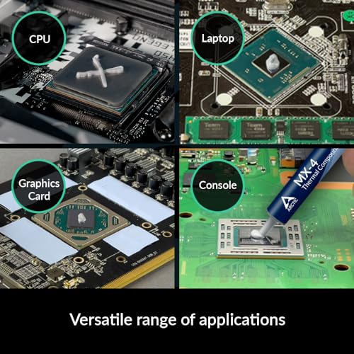ARCTIC MX-4 (4 g) - Premium Performance Thermal Paste for All Processors (CPU, GPU - PC, PS4, Xbox), Very high Thermal Con...