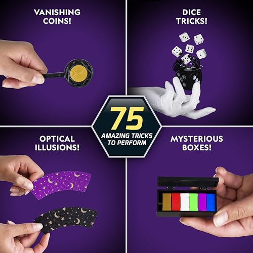 National Geographic Mega Magic Set - More Than 75 Magic Tricks for Kids to Perform with Step-by-Step Video Instructions fo...