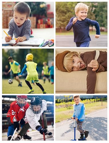 Ewedoos Thermal Underwear Set for Kids Thermals Top and Bottom Set Boys Long Johns Base Layer Thermal Set