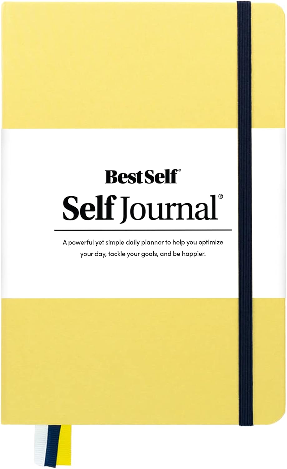 BestSelf 13-Week Productivity Journal with Prompts, Undated Planner and Guided Journal for Women and Men, Canary