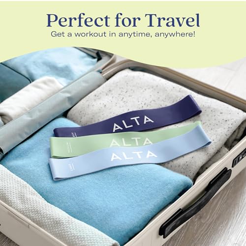 ALTA Mini Loop Bands for Exercise - Premium Durable Latex - Small Resistance Bands for Women, Booty Bands for Working Out,...