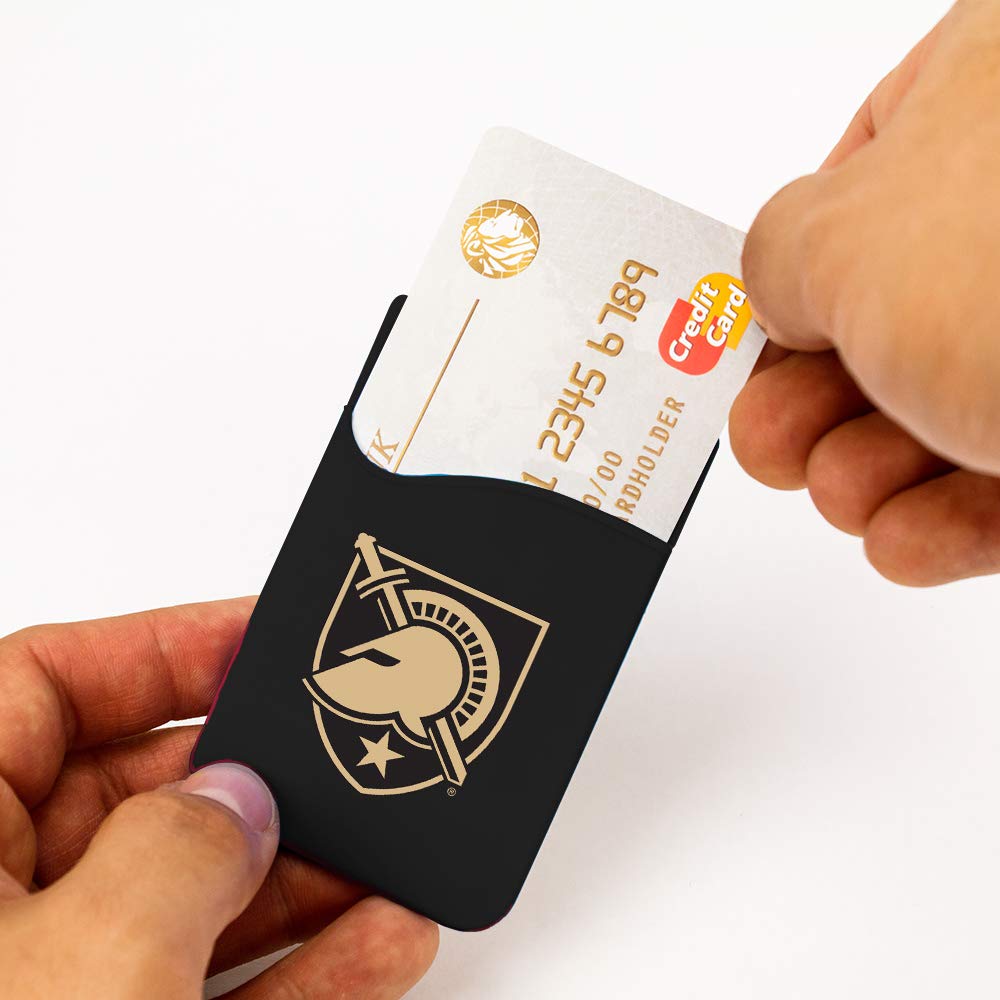 Guard Dog Silicone Credit Card Holder/Phone Wallet - West Point Black Knights
