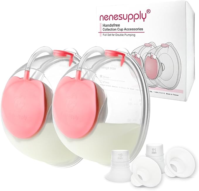 Nenesupply Handsfree Wearable Breastmilk Collection Cara Cups Caracups Compatible with Spectra S1 S2 9 Plus Lansinoh Breas...
