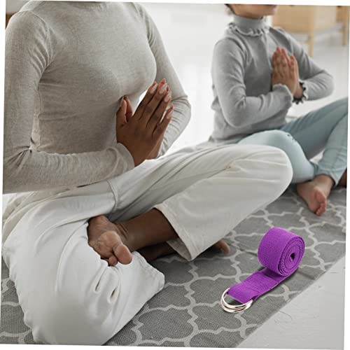 BESPORTBLE 2pcs Yoga Stretching Strap Back Buckle Professional Fitness Band for Yoga Stretching Back Calf Exercise Mat Holder