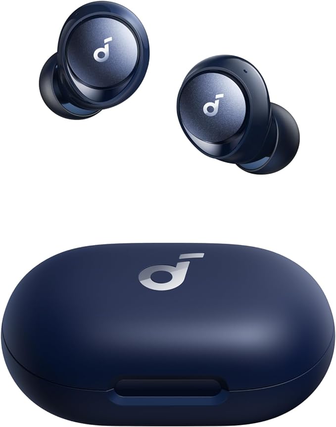 soundcore by Anker Space A40 Auto-Adjustable Active Noise Cancelling Wireless Earbuds, Reduce Noise by Up to 98%, 50H Play...