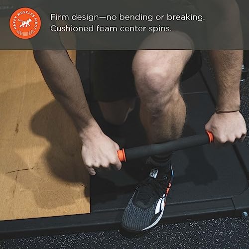 Tiger Tail 18in Massage Stick Portable Roller, Handheld, Deep Tissue Foam Roller, Body Massage and Myofascial Release Tool...