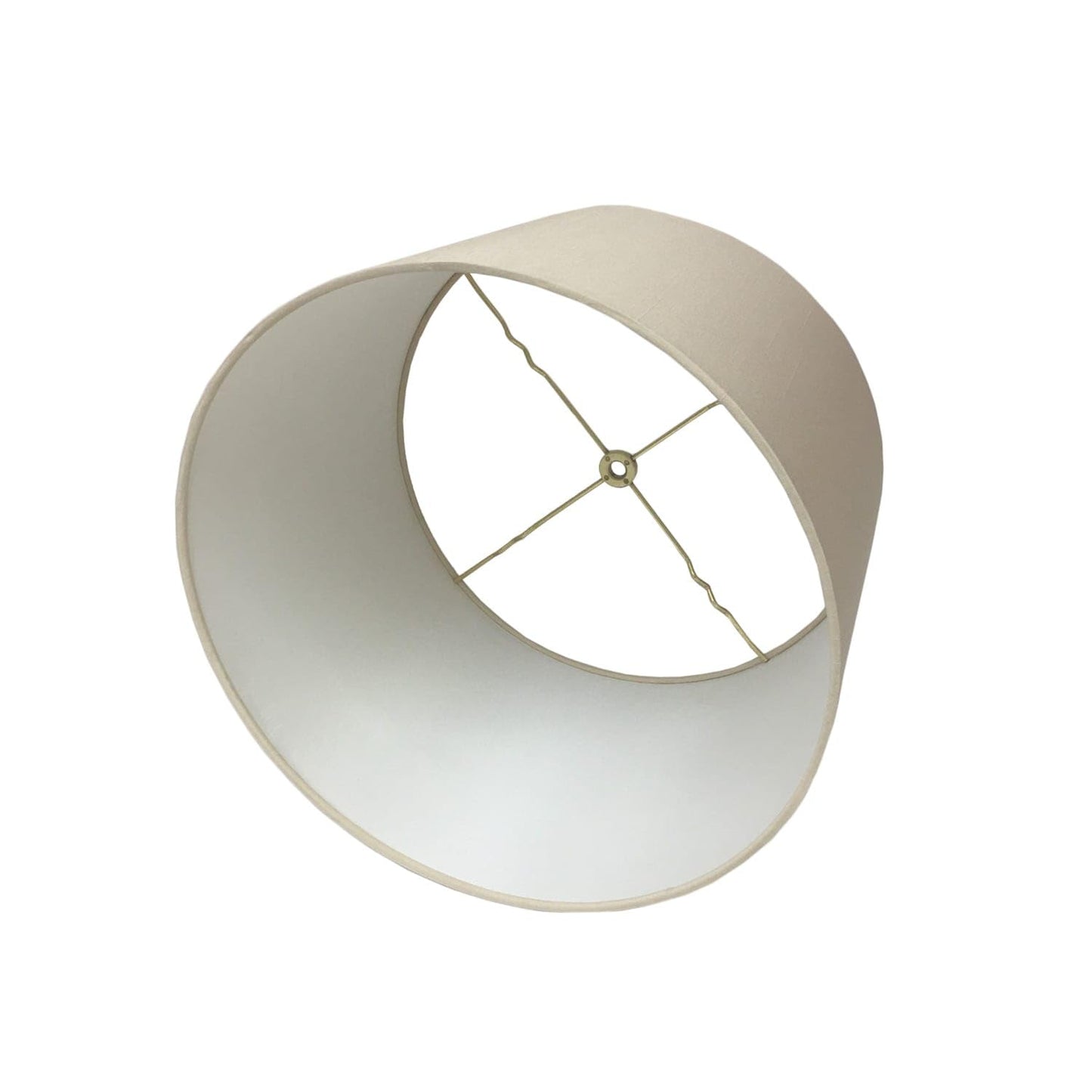 Royal Designs, Inc. Shallow Drum Lamp Shade Beige 15 x 16 x 10 Model HB-610-16BG