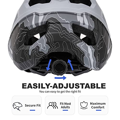 BATFOX Bike Helmet,Mountain Bike Helmet Helmets for Men Women Adults Youth