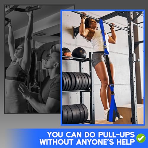 HOXWC Pull Up Assistance Bands, Adjustable Heavy Duty Resistance Band for Pull Up, 3 Pull Up Bands, Comfortable Fabric Fee...