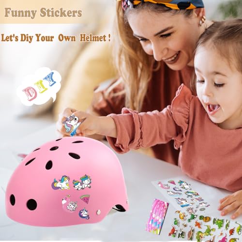FOOKCIAN Kids Helmet,Toddler Skateboard Helmets for Ages 2-3-5-8-14 Years Boys Girls with Knee and Elbow Pads Wrist Guards...