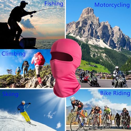 3 Pieces Balaclava Ski Mask for Women Men Head Mask Full Face Cover Mask Sun UV Protection Hood for Skiing Cycling