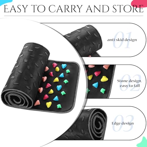 TrelaCo Foot Massage Mat Reflexology Walk Stone Road Foot Massage Acupoint Mat for Acupressure Relaxes for Long Sitting El...