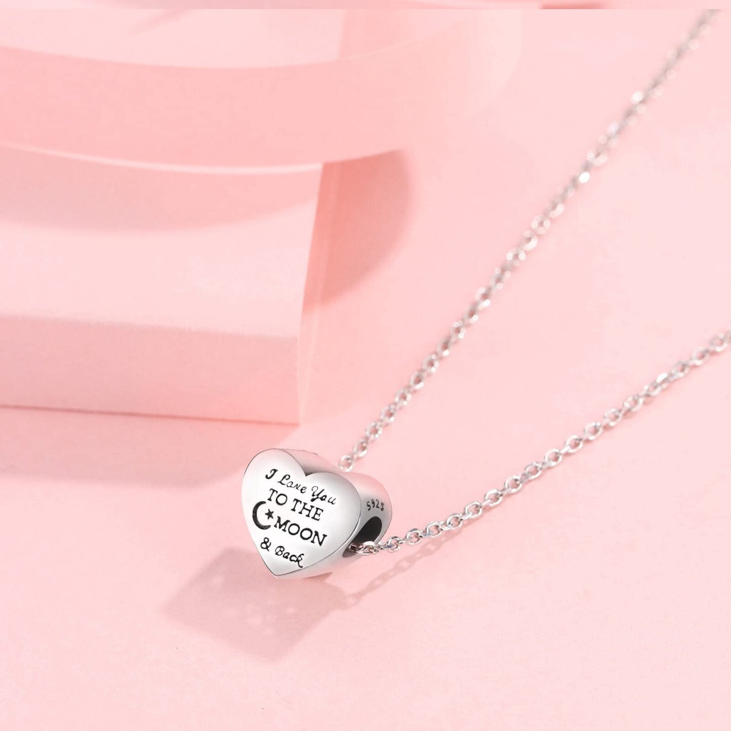 dazlily Sterling Silver Heart Charm Love Charm for Bracelets Necklace Valentine's Day Gift Birthday Gift Jewelry for Women Girls
