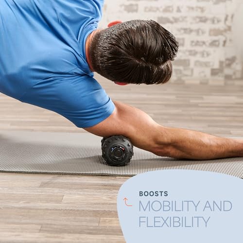 Lifepro 4-Speed Vibrating Massage Ball - Peanut Massager and Vibrating Foam Roller for Fitness, Mobility, and Relaxation -...