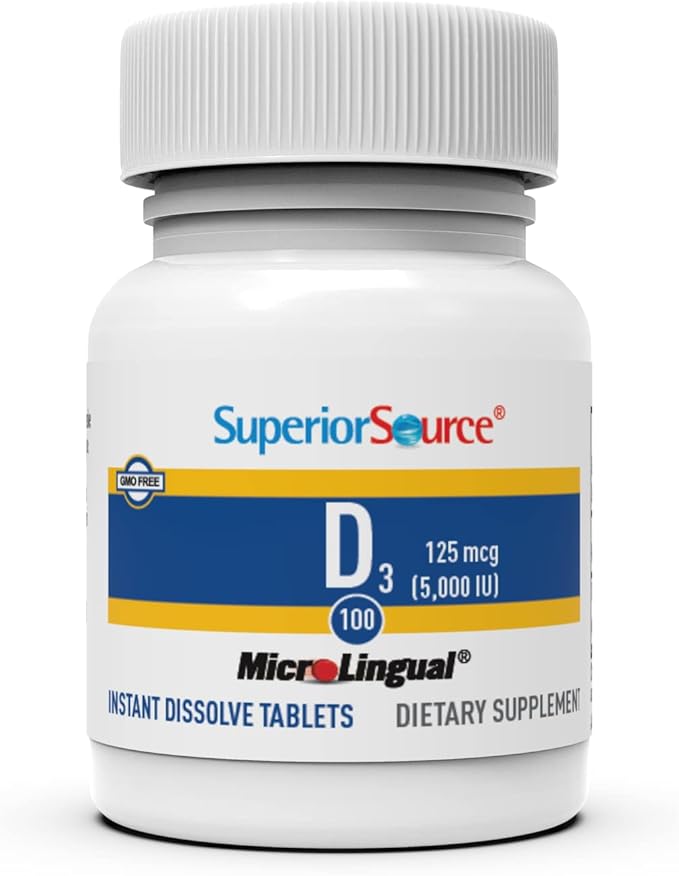 Superior Source Vitamin D3 Extra Strength 5,000 IU 100