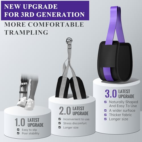 Ally Peaks Pull Up Assistance Bands，Heavy Duty Resistance Band for Pull Up Bar，Adjustable Weight/Size with Fabric Feet/Kne...