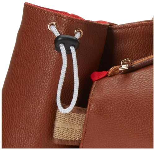 SamLouise Leather Women Large Sports Handbag Tennis Racket Shoulder Bag Tennis Tote Bag with Front Pocket for Tennis Racket
