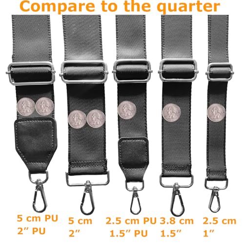Yiaizhuo 1" Wide Purse Straps Replacement Crossbody Bags Shoulder Guitar Strap for Handbags Sports Laptop Duffel Canvas Ca...