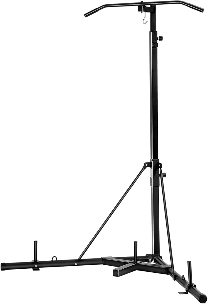 VEVOR Punching Bag Stand, Steel Heavy Duty Workout Training Equipment, Adjustable Height Boxing Punching Stand with Weight...