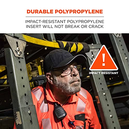 Ergodyne Skullerz 8945 Universal Safety Bump Cap Insert, Lightweight, Fits Into Any Baseball Hat
