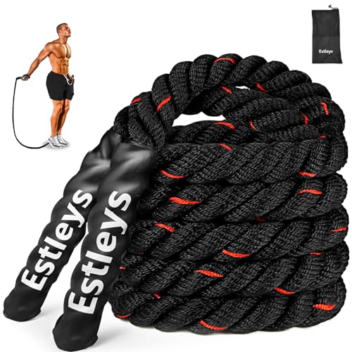 5lb Weighted Jump Rope for Men and Women, Adult Heavy Skipping Rope, Heavy Jump Ropes for Home Workout, Weight Loss, Shapi...