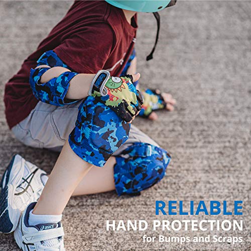 Kids Bike Gloves for Balanced Bike Mountain Bicycle Biking I Breathable Fingerless Toddler Kids Cycling Gloves with Extra ...