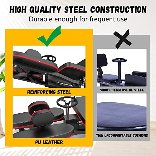 Rigel Leg Stretcher, 220LBS Leg Stretch Machine, Heavy Duty Steel Frame Equipment Splits Machine, Leg Stretching Training ...