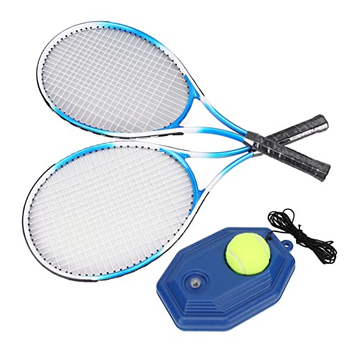 Keenso Tennis Trainer Oversize Portable Tennis Practice Set Tennis Practice Training Tool for All Ages Beginners (2 Racket...
