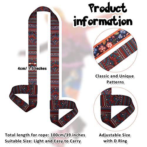 Skylety 2 Pcs Roller Skate Leash Adjustable Stretching Skate Boot Shoulder Strap Carrier for Child Women Men Skating