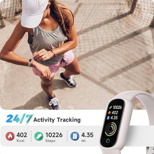 TOOBUR Fitness Tracker Watch with Heart Rate/Sleep Tracker/IP68 Waterproof, Activity Tracker with Pedometer Step Counter, ...