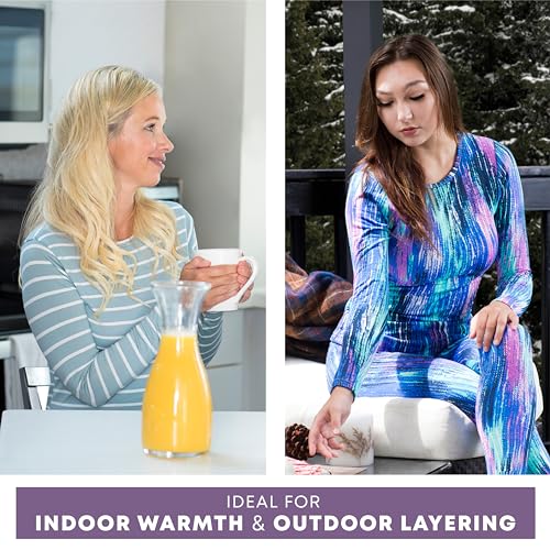 Rocky Thermal Underwear Women Long Johns Womens Thermals Top Bottom Set Fleece Lined Under Wear Clothes Base Layer Thermals