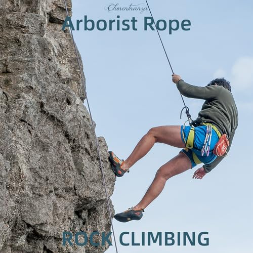 Chmentnanza Arborist Rigging Rope 1/2 Inch x 150 Ft, Heavy Duty Bull Rope for Tree Pulling, Felling & Climbing - High Stre...
