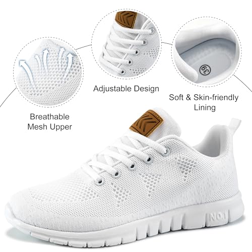 FUDYNMALC Womens Sneakers Tennis Shoes: Fashion Lightweight Non Slip Footwear for Walking Casual Travel