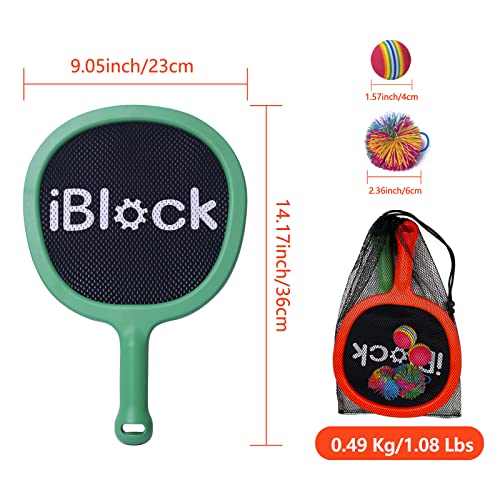 Smartwo Portable Paddles and Bouncy Balls Set for Kids or Adults’ Indoor Outdoor Activities, Sport Game for Beginner or In...