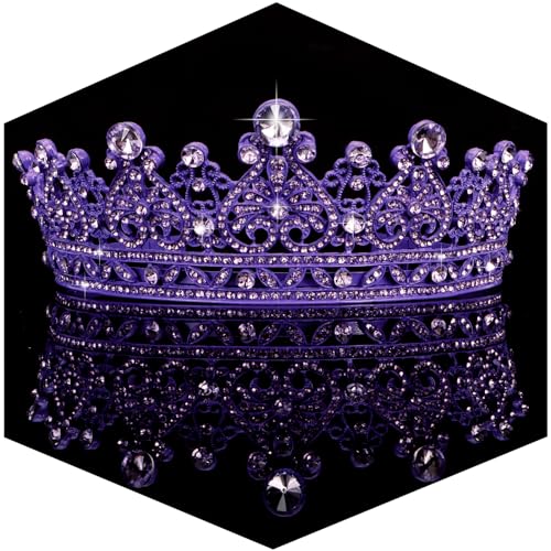 TOBATOBA Tiaras and Crowns for Women Crystal Wedding Tiara for Bride, Royal Queen Crown Princess Tiara Quinceanera Crown C...
