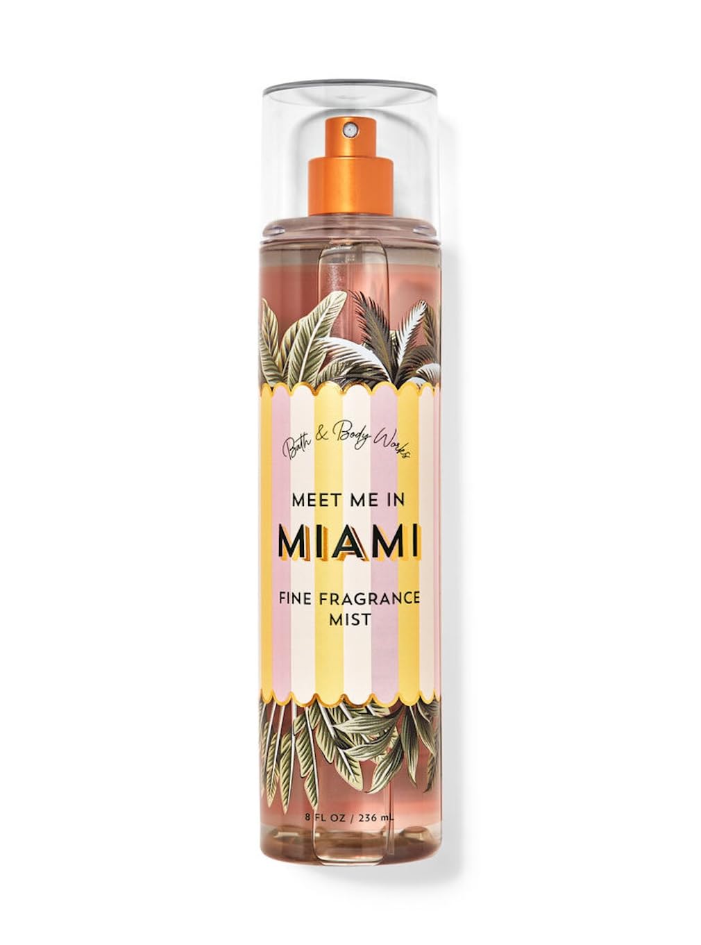 Bath and Body Works Fine Body Fragrance Mist 8 Fluid Ounce (Meet Me In Miami)