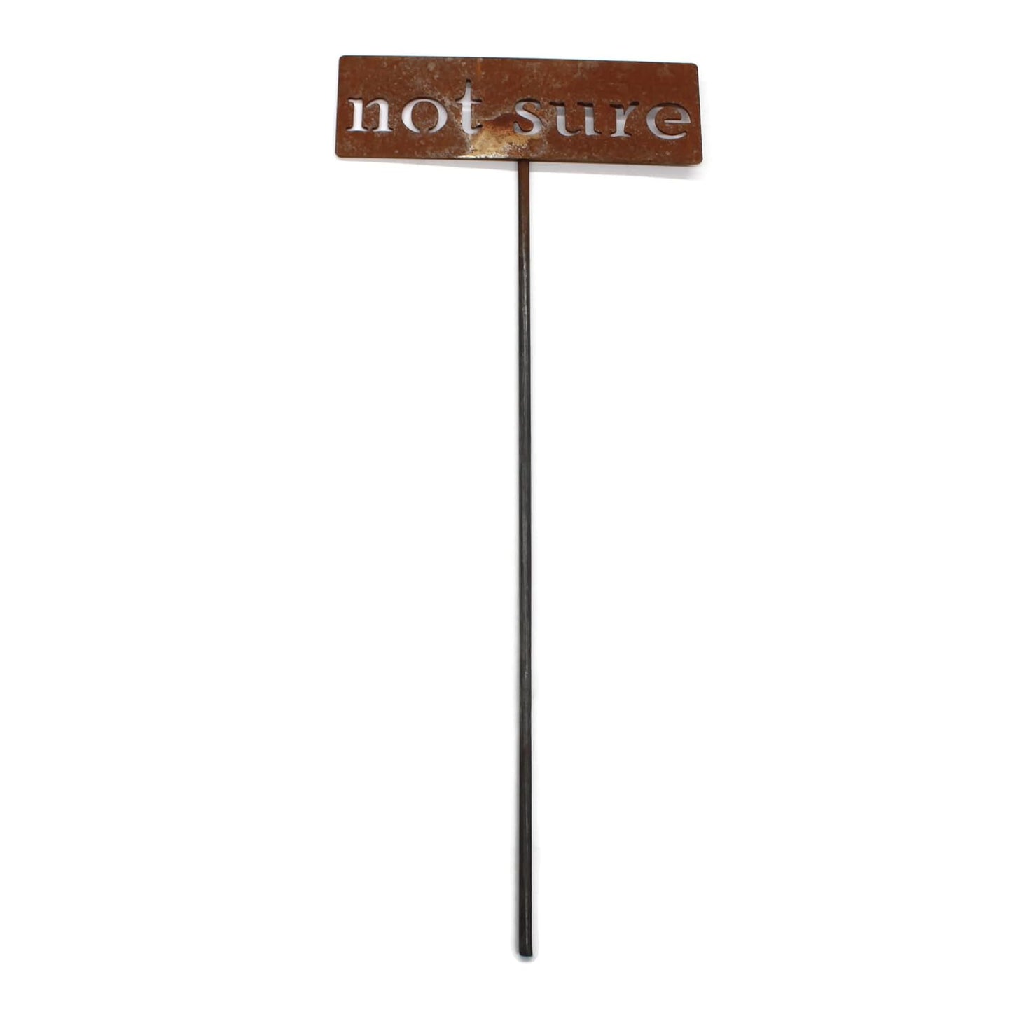 Classic Metal Garden Markers 19 Inches Tall (not sure, Naturally Rusted)