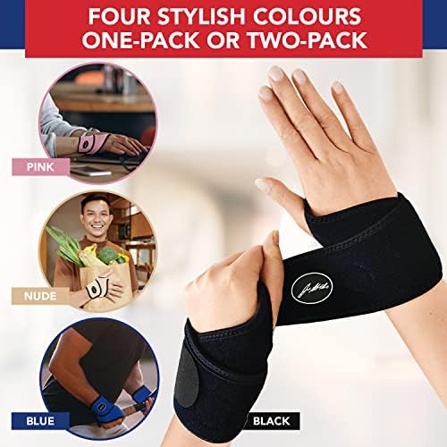 Doctor Developed Wrist Brace, Wrist Wraps for Carpal Tunnel Arthritis, Tendonitis, Hand Support, Ideal for Fitness, Weight...