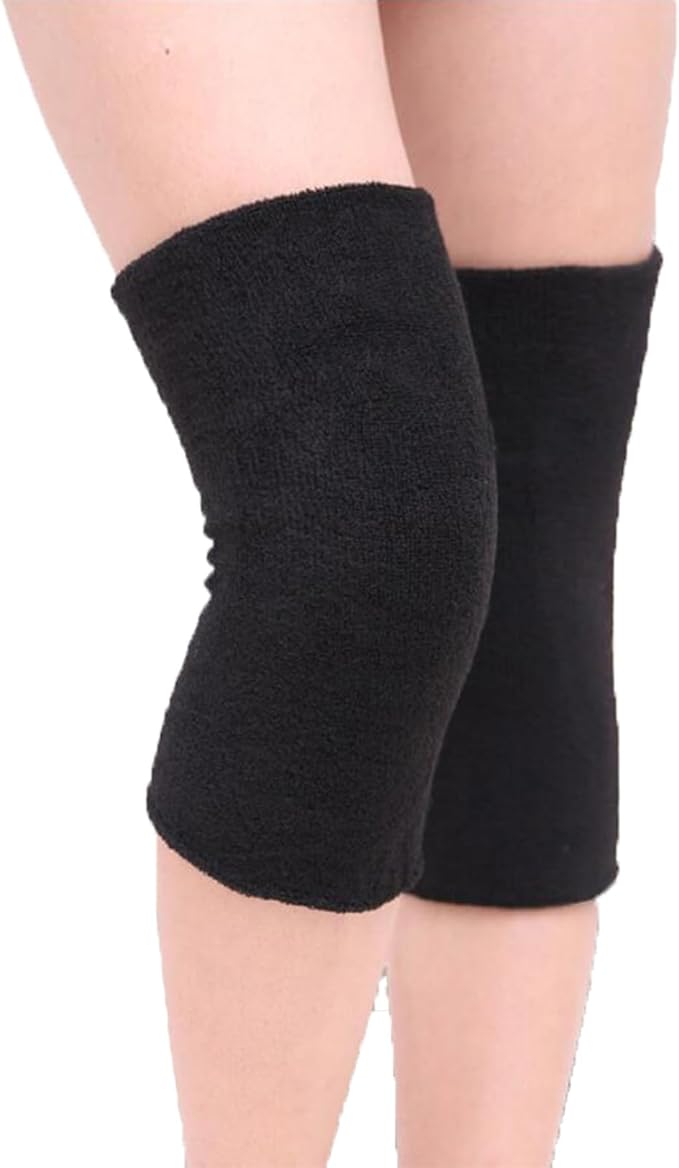 FakeFace Men Women Thicken Thermal Knee Braces Leg Warmers Winter Breathable Knee Pads Leg Sleeves for Ski Cycling Dance