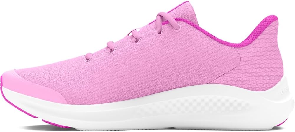 Under Armour Girls' Grade School Pursuit 3 Big Logo Running Shoe