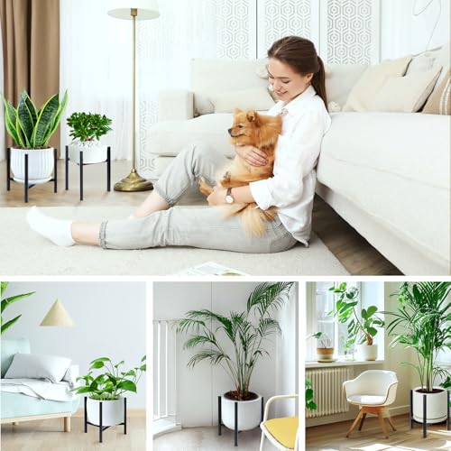 Airpark Plant Stand Indoor Adjustable, Metal Modern Plant Stands, Heavy Duty Stable Plant Pot Flower Holder Indoor Outdoor...