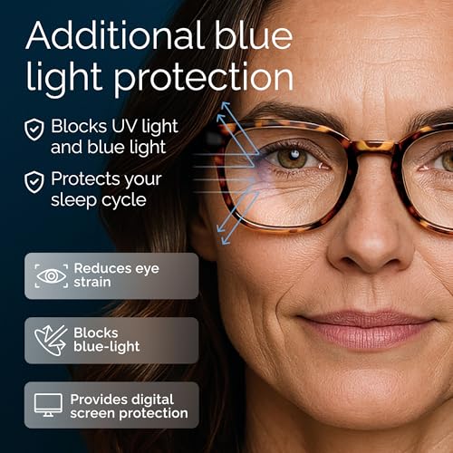 CCVOO 1.75 Reading Glasses for Women, Eye glasses, Blue Light Readers for Women, Cheaters