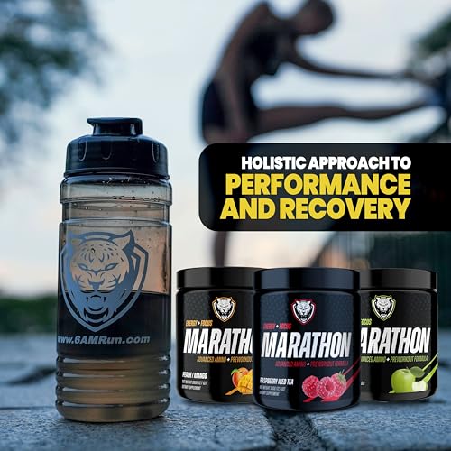 6AM Run Marathon | Running Supplements for Endurance & Stamina | Amino Energy with BCAAs for a Clean Pre Running Fuel | No...
