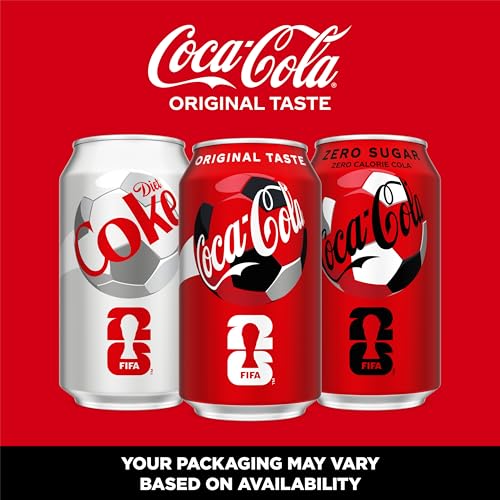 Coca-Cola Fridge Pack Soda Soft Drink, 12 fl oz Cans, 12 Pack - Classic Cola Soda Cans