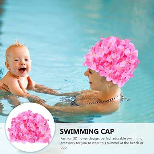 IMIKEYA Flower Swim Cap: Swimming Cap Comfortable Bathing Cap Swimming Hats Breathable Swimming Cap Petal Shower Caps Swim...