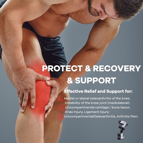 Tairibousy OA Unloader Knee Brace, OA Knee Brace Medial or Lateral Osteoarthritis Unloader Knee Support for Arthritis Pain...