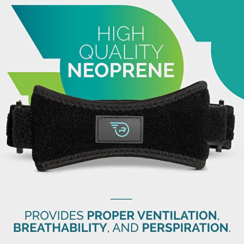 Run Forever Sports Patella Strap Knee Brace Support for Arthritis, ACL, Running, Basketball, Meniscus Tear, Sports, Athlet...